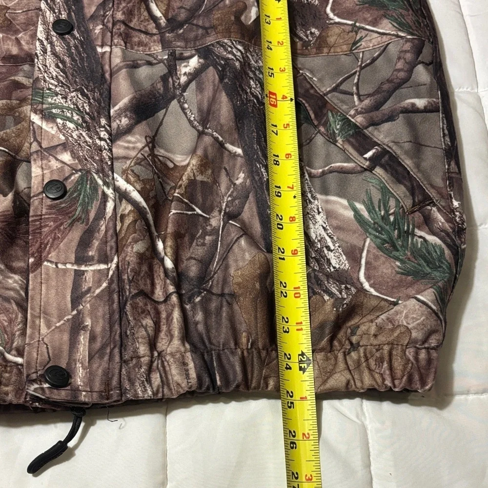 Redhead Camouflage Hooded Zip and Snap Up Jacket